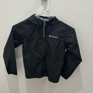 Children’s Black Columbia Rain Waterproof Jacket Size XXS